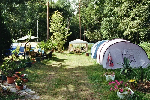 Campen im Garten