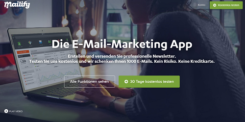 Mailify Newsletter Marketing App